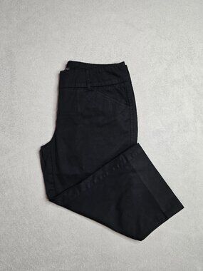 New York & Company Black Crop Pants Capris Casual Stretch Career